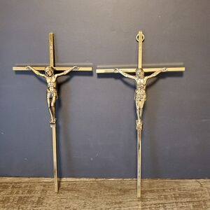 Gold Crucifix Wall Art Set Made In Portugal